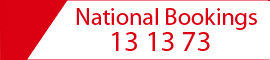 National Booking:13 13 73